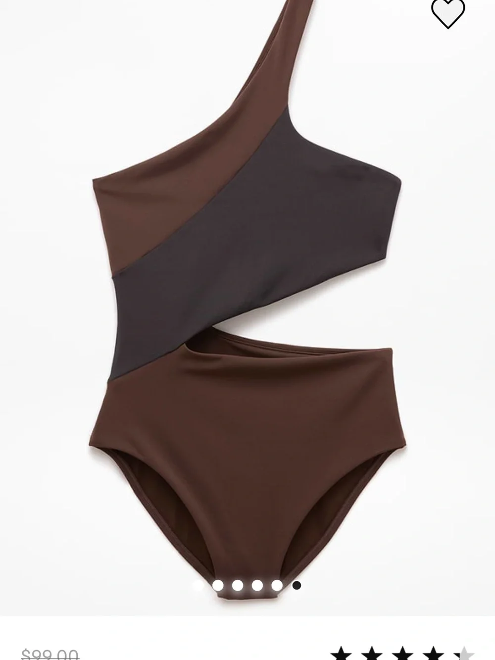 Athleta Shoreline Asymmetrical One-Piece - Small Tall for Long Torso